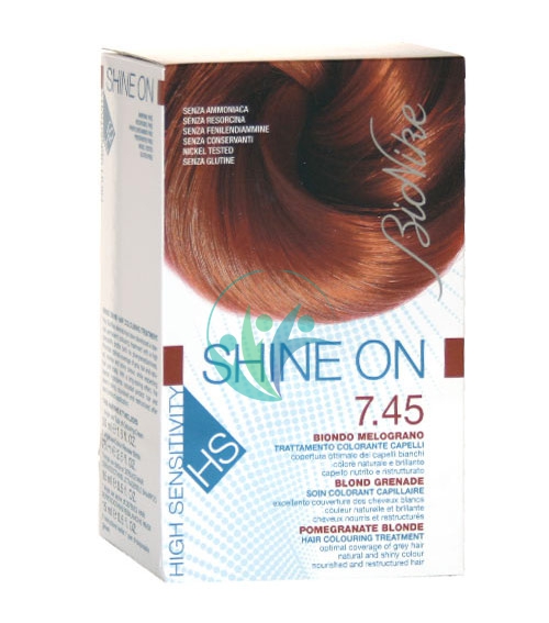 BioNike Linea Colorazione Shine ON HS Trattamento Capelli 8.17 Biondo ChiaroTeak