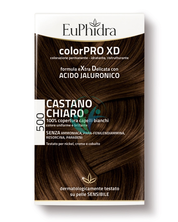 EuPhidra Linea ColorPRO XD Colorazione Extra-Delixata 500 Castano Chiaro