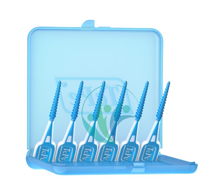 TePe Linea Cura Dentale Quotidiana Easy Pick Sistema Interdentale Blu M/L