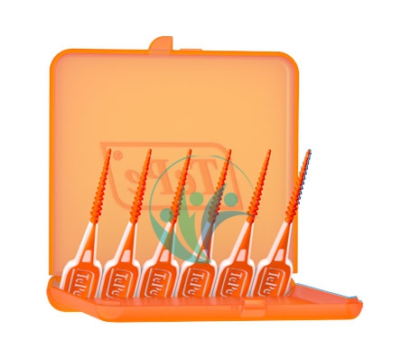 TePe Linea Cura Dentale Quotidiana Easy Pick Sistema Interdentale Arancio XS/S