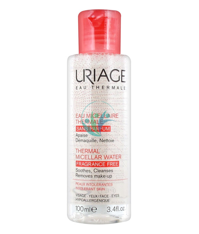 Uriage Linea Detergente Viso Acqua Micellare Lenitiva Pelli Arrossabili 100 ml