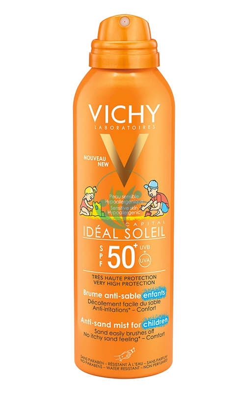 Vichy Linea Ideal Soleil Bambini SPF50+ Spray Anti-Sabbia Ultra-Protettivo 200ml