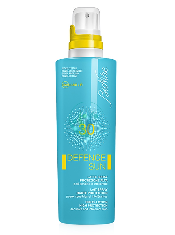 BioNike Linea Defence Sun SPF30 Latte Spray Corpo Pelli Sensibili 200 ml