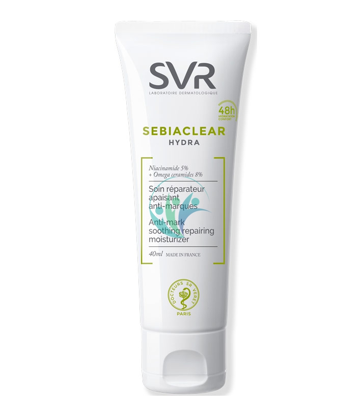 SVR Linea Sebiaclear Hydra Trattamento Riparatore Lenitivo Anti- Acne 40 ml