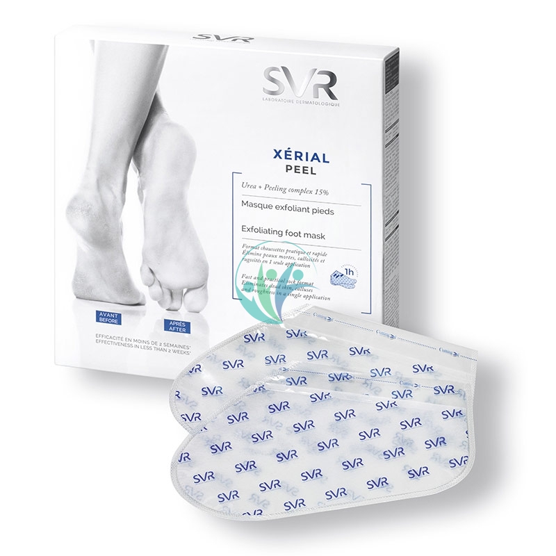 SVR Linea Xrial Peel Pieds Calzini Leviganti Idratanti Emollienti Piedi