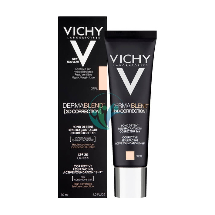 Vichy Make-up Linea Dermablend 3D Correction Fondotinta Elevata Coprenza Opale