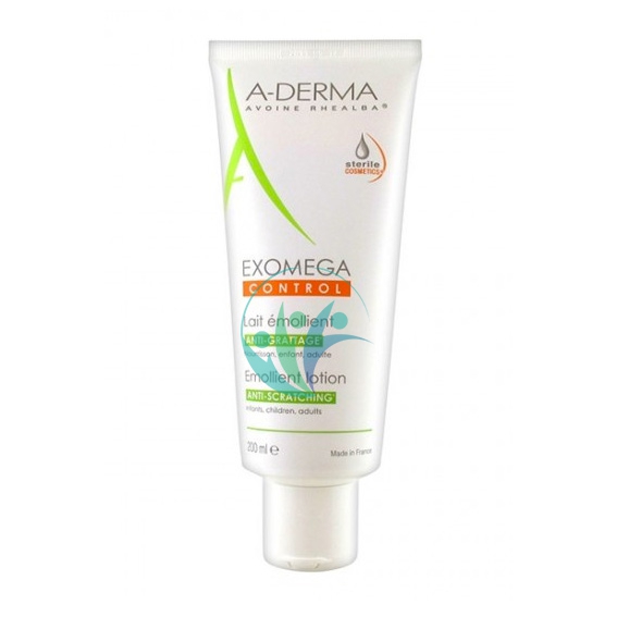 A-Derma Linea Exomega Pelli Secche Control Latte Emolliente Anti-Prurito 200 ml