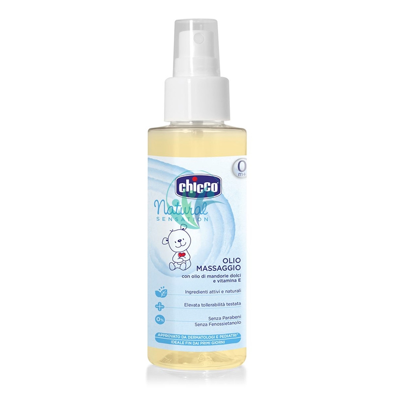 Chicco Linea Cura Bambini Natural Sensation Olio per Massaggi Delicato 100 ml