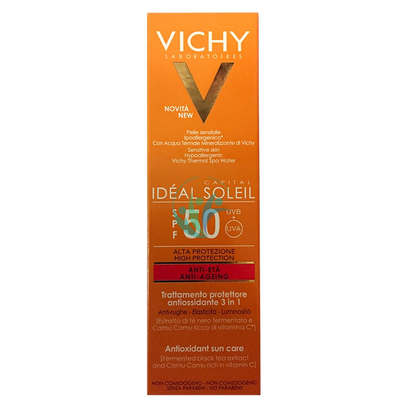 Vichy Linea Ideal Soleil SPF50+ Trattamento Anti-Et Antiossidante Viso 50 ml