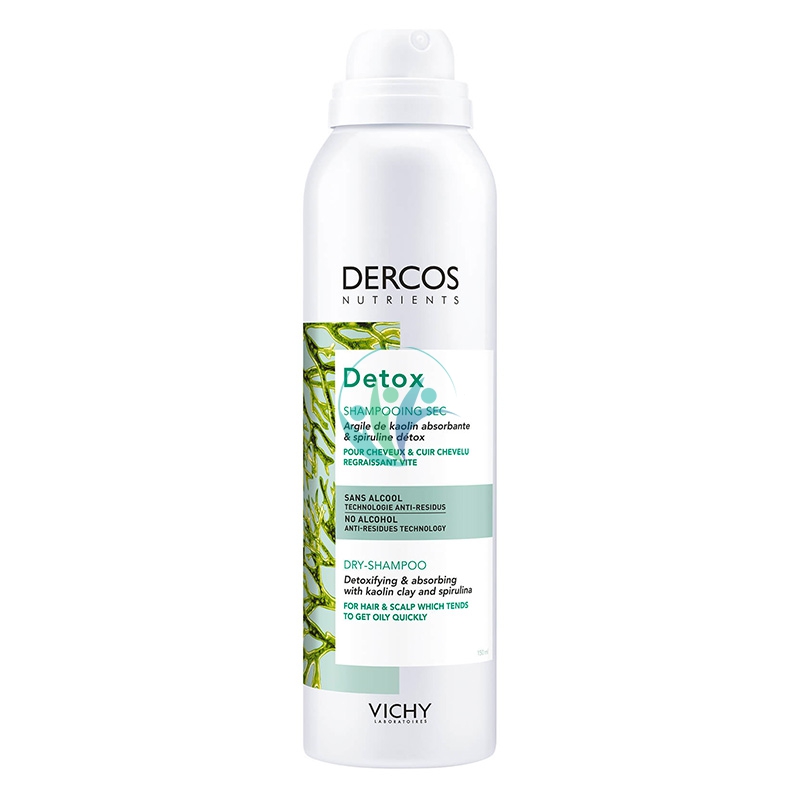 Dercos Linea Equilibrante Detox Shampoo Sebo Correcteur Capelli Grassi 150 ml